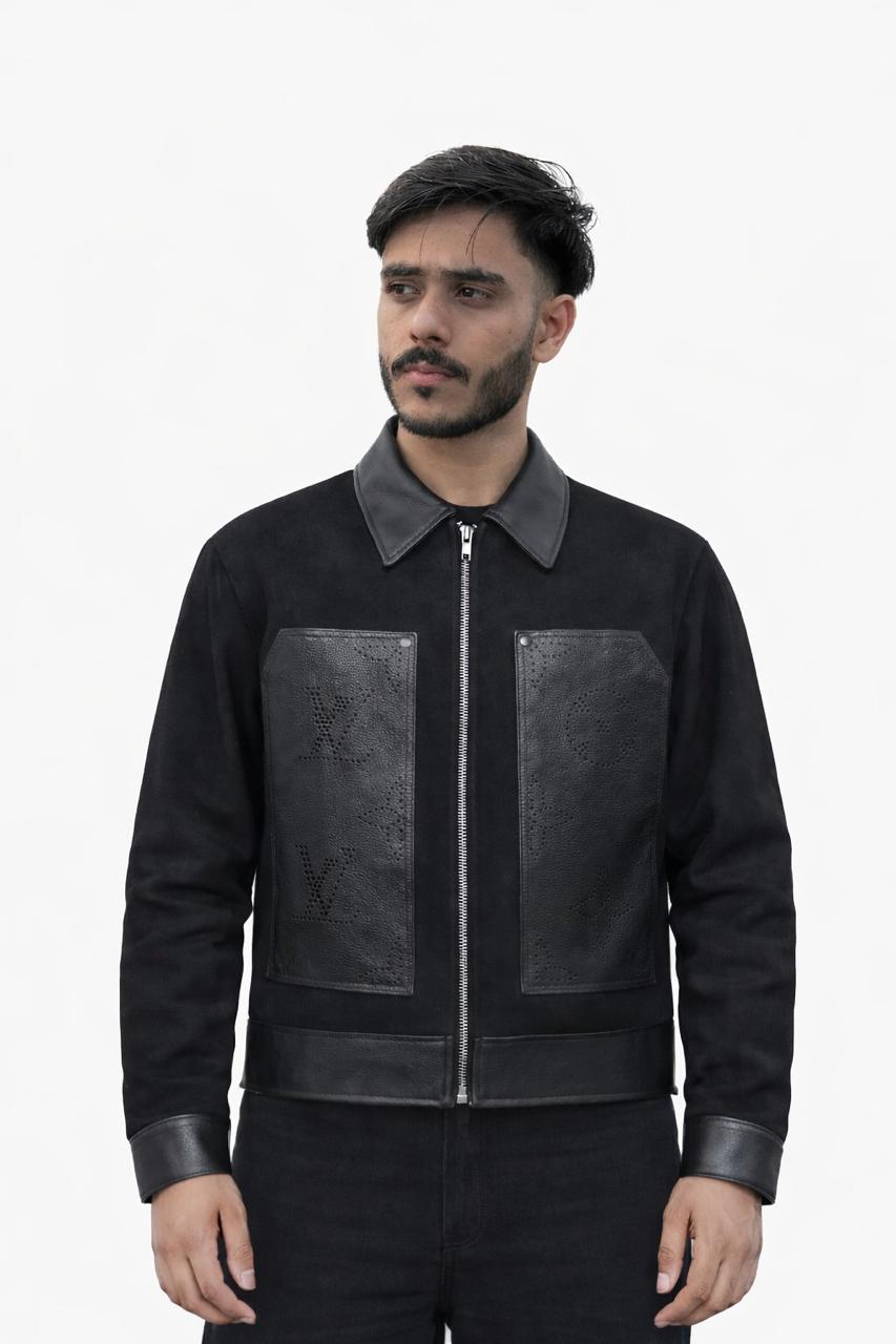 Monogram Mix Leather Workwear Blouson